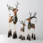 Standing Deer, Set of Three